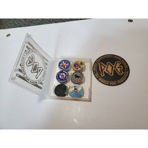 The World Pog Federation Micro Tournament Game Pack Various Pogs And Game Board